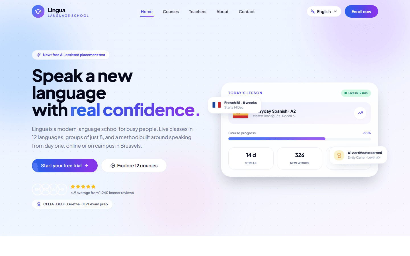 Language School — Lingua Nova